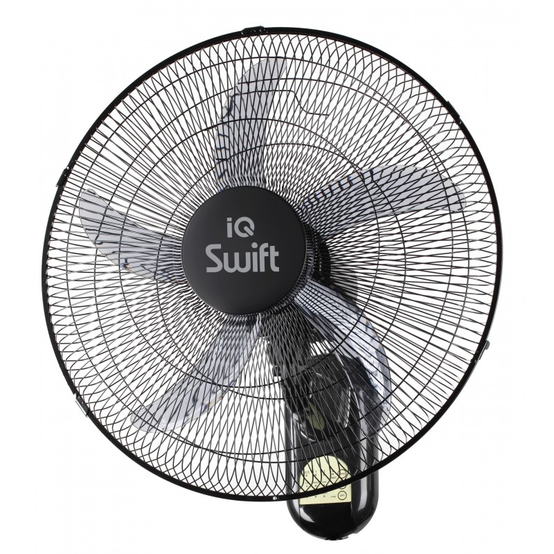 IQ WF-47R Επιτοίχιος Ανεμιστήρας  με Τηλεχειριστήριο 45cm 70W Μαύρος 